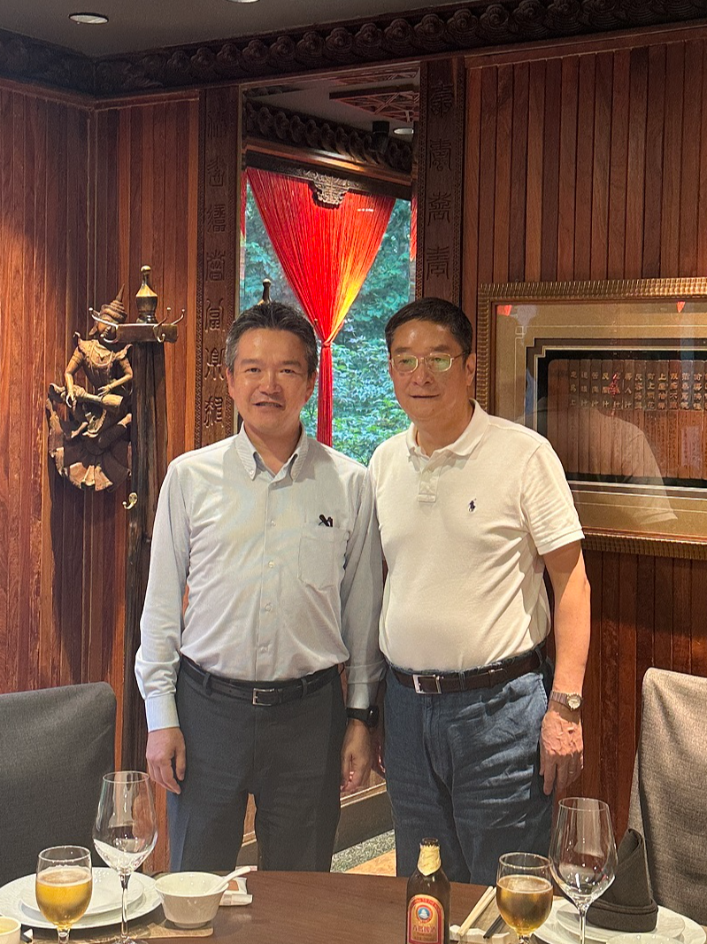 蔡建新總經理與4月1日到任的丸紅（上海）有限公司董事長、總經理米谷陽一先生會面
